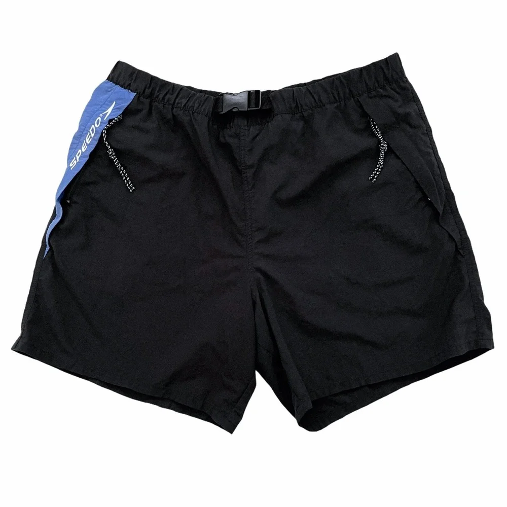Vintage speedo swim shorts size large fits waist 34